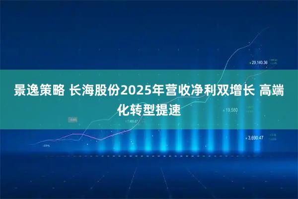 景逸策略 长海股份2025年营收净利双增长 高端化转型提速